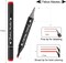 Dual Tip Fabric Markers, 40 Colors Permanent No Bleed Pens for T-Shirts Sneakers, Non-Toxic & Child Safe for Kids Adult Painting Writing